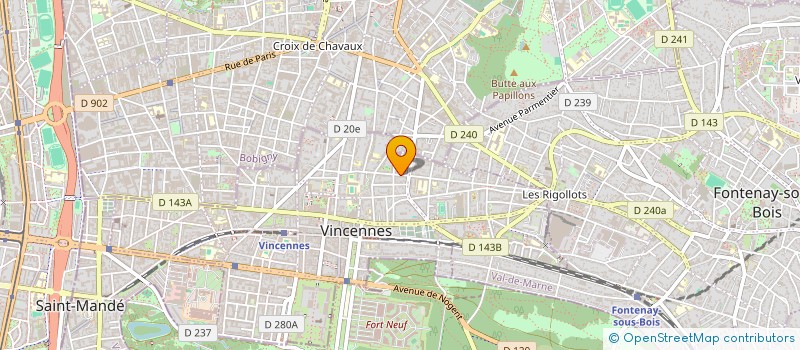 localisation de l'entreprise SYND COPROP PLAISANCE DIDEROT à VINCENNES