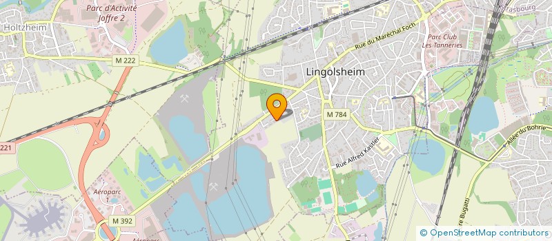 localisation de l'entreprise SYND COPROP PLEIN SOLEIL  LINGOLSHEIM