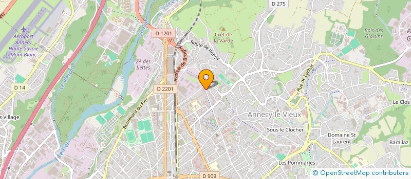 localisation de l'entreprise SYND COPROP PLESSIS GENEVE  ANNECY