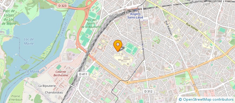 localisation de l'entreprise SYND COPROP R LES TOURNEBELLES à ANGERS