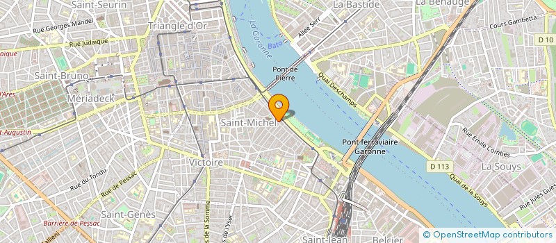 localisation de l'entreprise SYND COPROP RES 14 R CARPENTEYRE  BORDEAUX