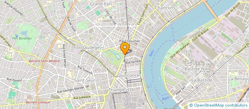 localisation de l'entreprise SYND COPROP RES 27 COURS VERDUN  BORDEAUX