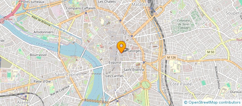 localisation de l'entreprise SYND COPROP RES 27 RUE ALSACE LORRAINE  TOULOUSE