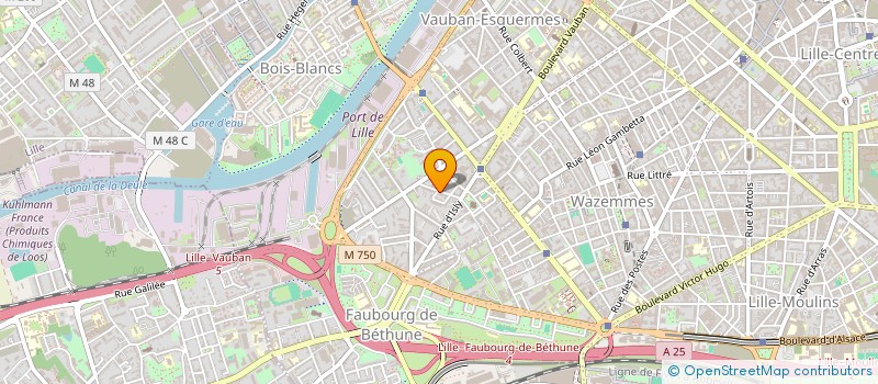 localisation de l'entreprise SYND COPROP RES 80 RUE ROYALE à LILLE