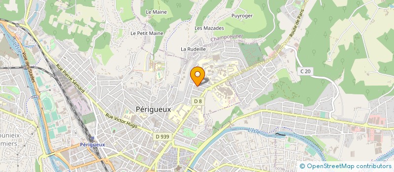 localisation de l'entreprise SYND COPROP RES ATHENA  PERIGUEUX