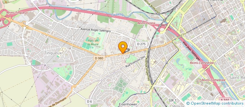 localisation de l'entreprise SYND COPROP RES AV DE PARIS  TINQUEUX