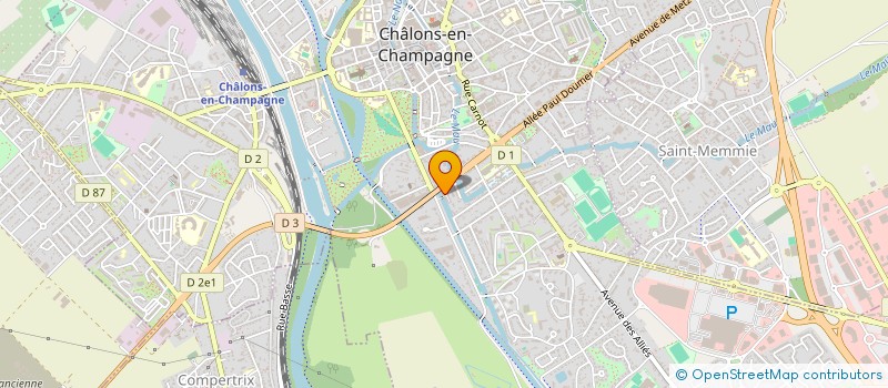 localisation de l'entreprise SYND COPROP RES BEAUSEJOUR  CHALONS-EN-CHAMPAGNE