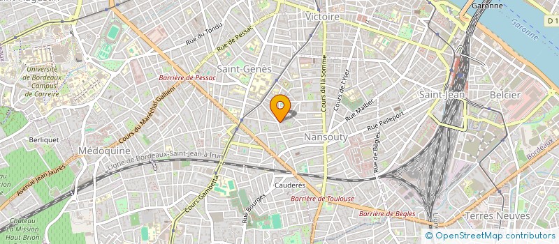 localisation de l'entreprise SYND COPROP RES BERTRAND DE GOTH  BORDEAUX