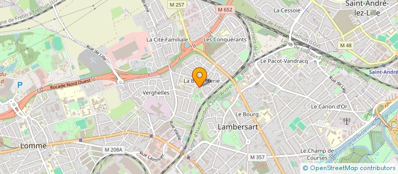 localisation de l'entreprise SYND COPROP RES BRIQUETERIE à LAMBERSART