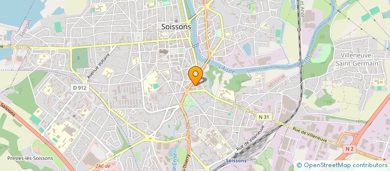 localisation de l'entreprise SYND COPROP RES CHAMBORD à SOISSONS