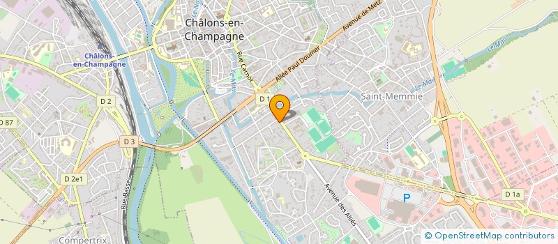 localisation de l'entreprise SYND COPROP RES CHAMPAGNE  CHALONS-EN-CHAMPAGNE