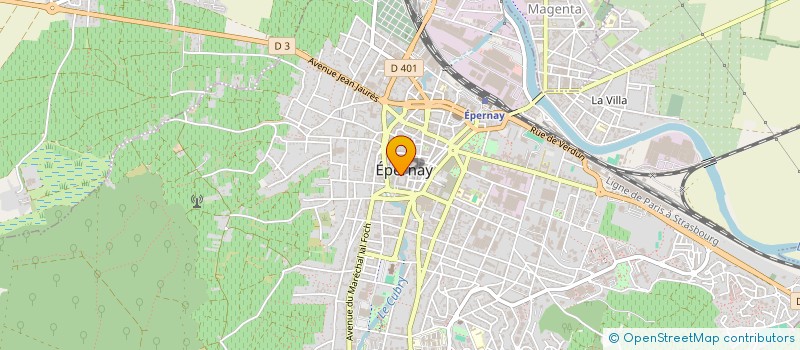 localisation de l'entreprise SYND COPROP RES CHOCATELLE  EPERNAY