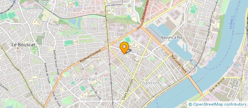 localisation de l'entreprise SYND COPROP RES CLOS HAUSSMANN  BORDEAUX