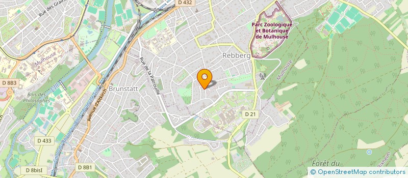 localisation de l'entreprise SYND COPROP RES COLLINE DU MOENSCHBERG  MULHOUSE