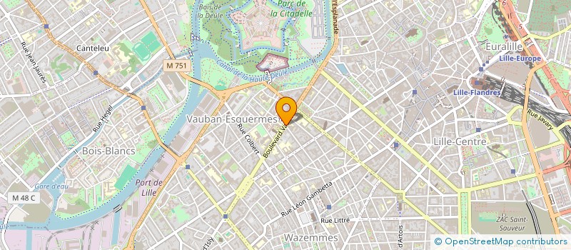 localisation de l'entreprise SYND COPROP RES CYBEL  LILLE
