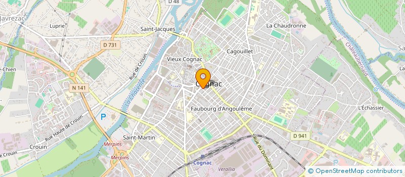 localisation de l'entreprise SYND COPROP RES D'AGUESSEAU RUE LOHMEYER à COGNAC