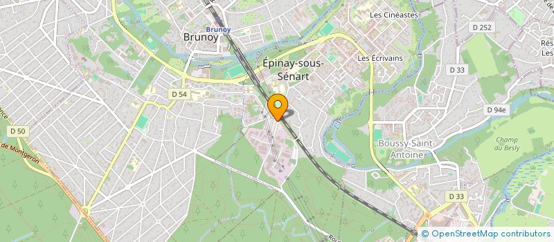 localisation de l'entreprise SYND COPROP RES DE LA FORET  EPINAY-SOUS-SENART