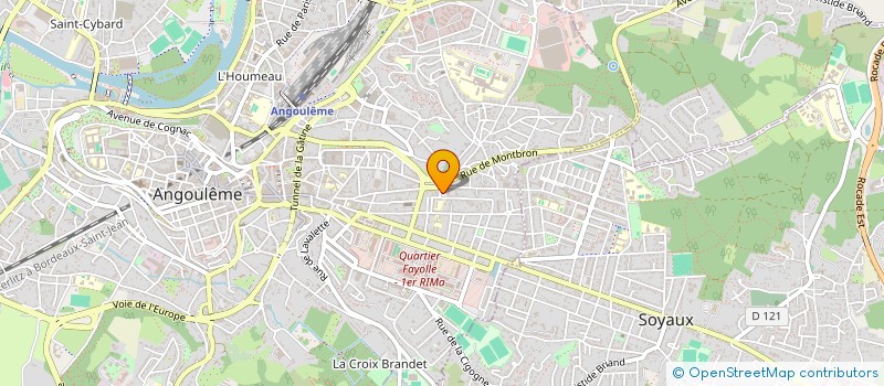 localisation de l'entreprise SYND COPROP RES DELIVERTOUX II à ANGOULEME