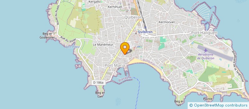 localisation de l'entreprise SYND COPROP RES DES 3 ILES  QUIBERON