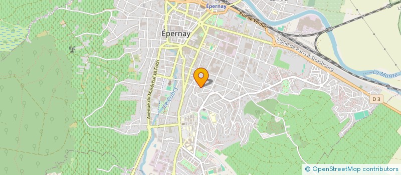 localisation de l'entreprise SYND COPROP RES DES PAVEMENTS  EPERNAY