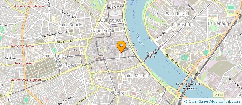 localisation de l'entreprise SYND COPROP RES DU 1 R MILLANGES  BORDEAUX