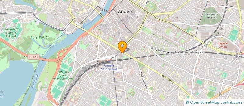 localisation de l'entreprise SYND COPROP RES DU HARAS à ANGERS