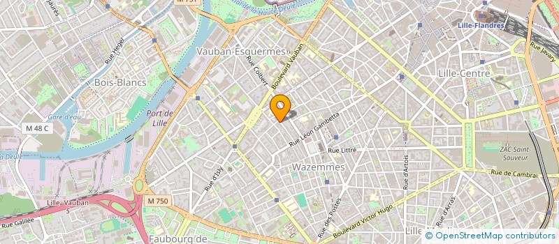 localisation de l'entreprise SYND COPROP RES DUC D'ANTIN à LILLE