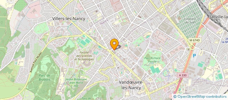 localisation de l'entreprise SYND COPROP RES EUROPE MONPLAISIR  VANDUVRE-LES-NANCY