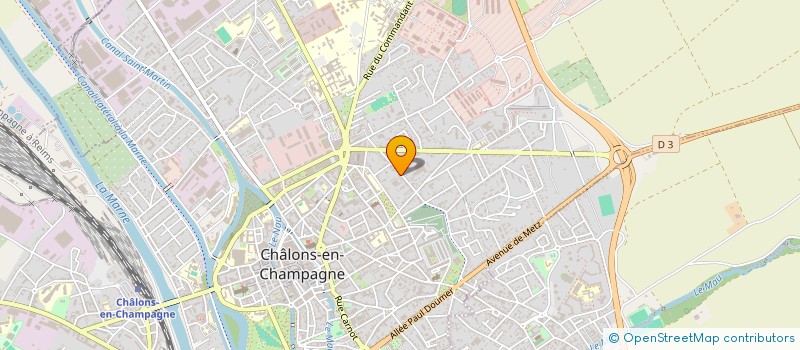 localisation de l'entreprise SYND COPROP RES FERY  CHALONS-EN-CHAMPAGNE