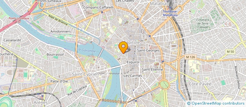 localisation de l'entreprise SYND COPROP RES GAMBETTA PEYROLIERES à TOULOUSE