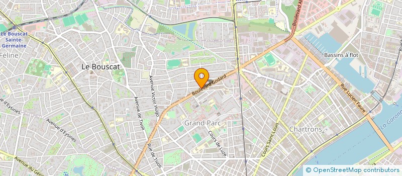 localisation de l'entreprise SYND COPROP RES GODARD BAT H  LE BOUSCAT