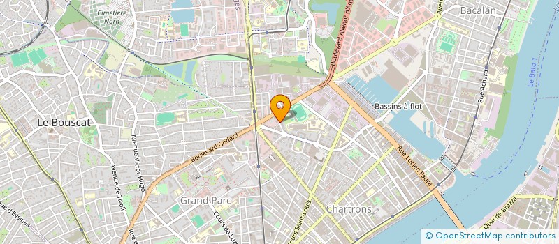 localisation de l'entreprise SYND COPROP RES JACQUES CARTIER  BORDEAUX