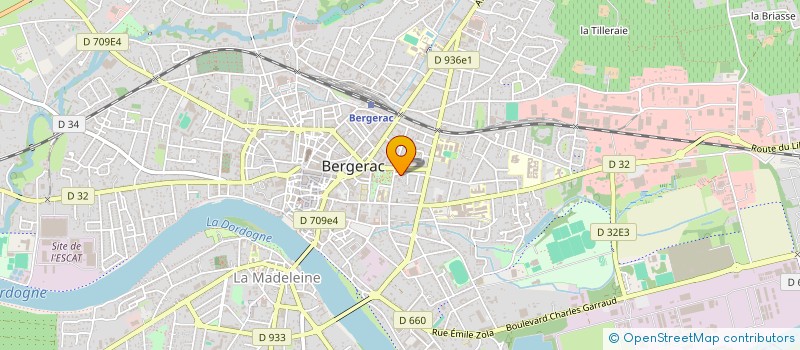 localisation de l'entreprise SYND COPROP RES JARDINS PERDOUX à BERGERAC