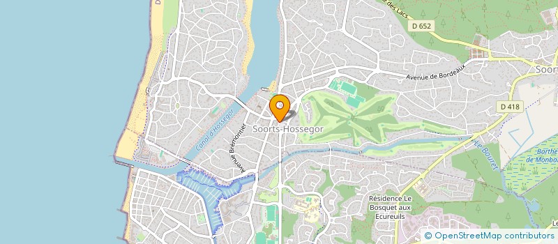 localisation de l'entreprise SYND COPROP RES JEAN RAMEAU  SOORTS-HOSSEGOR