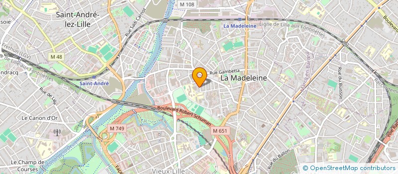 localisation de l'entreprise SYND COPROP RES JOFFRE à LA MADELEINE