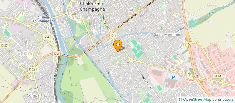 localisation de l'entreprise SYND COPROP RES KARR  CHALONS-EN-CHAMPAGNE