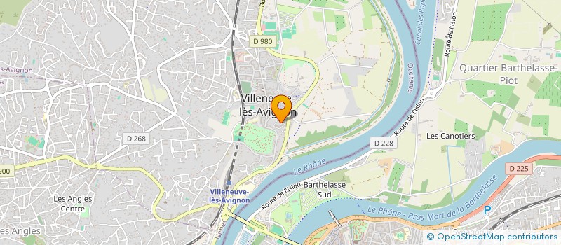 localisation de l'entreprise SYND COPROP RES L ORATOIRE  VILLENEUVE-LES-AVIGNON