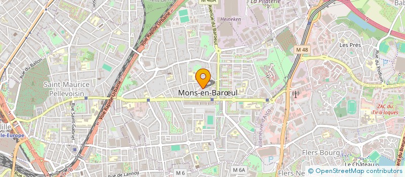 localisation de l'entreprise SYND COPROP RES LA CARAVELLE à MONS-EN-BAROEUL