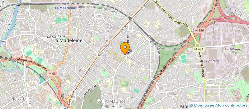 localisation de l'entreprise SYND COPROP RES LE CLOS SAINT MAUR  LILLE
