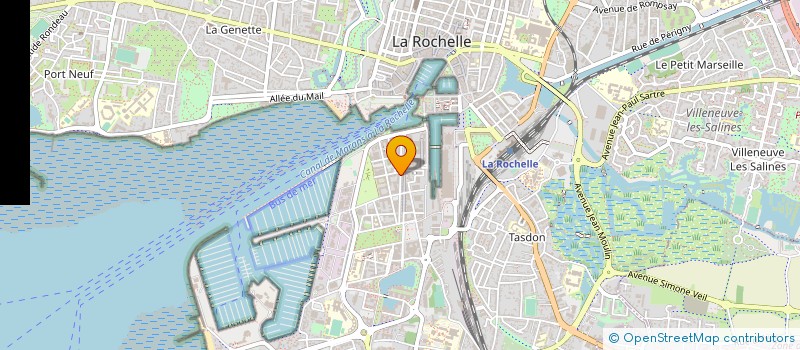 localisation de l'entreprise SYND COPROP RES LE COMMODORE  LA ROCHELLE