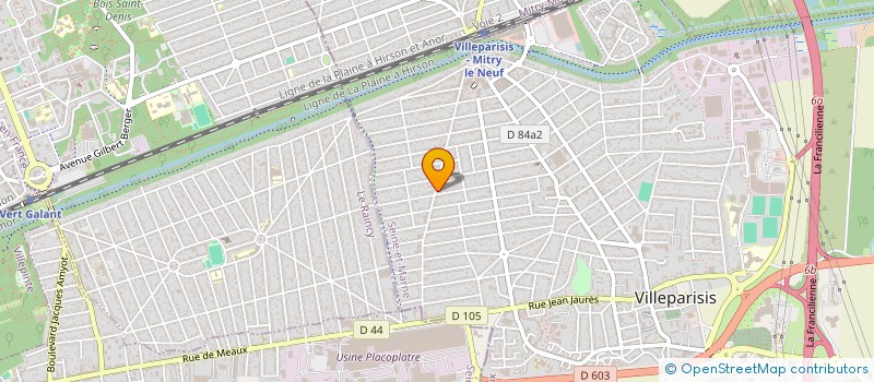 localisation de l'entreprise SYND COPROP RES LE MARIGNAN  VILLEPARISIS