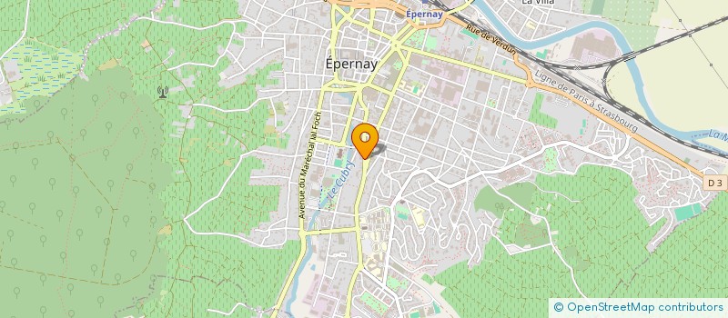 localisation de l'entreprise SYND COPROP RES LE PARC  EPERNAY