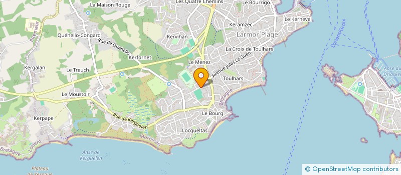 localisation de l'entreprise SYND COPROP RES LE SURCOUF  LARMOR-PLAGE