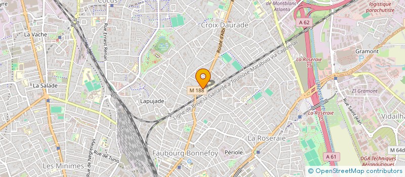 localisation de l'entreprise SYND COPROP RES LES BALCONS DE TOULOUSE  TOULOUSE