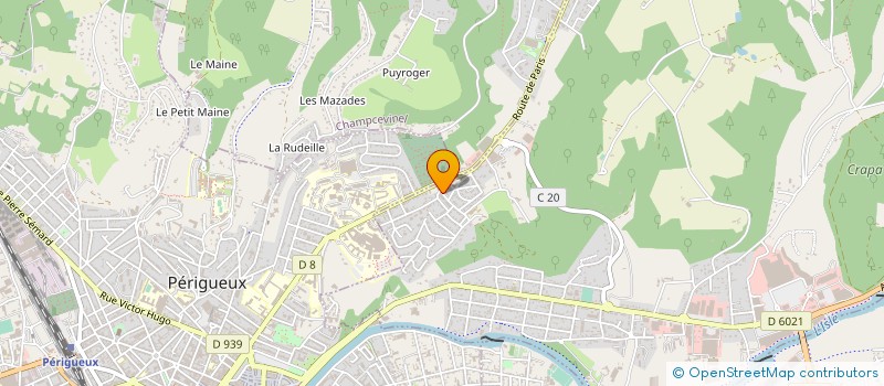 localisation de l'entreprise SYND COPROP RES LES BLEUETS  TRELISSAC