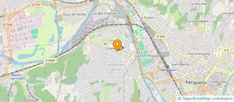 localisation de l'entreprise SYND COPROP RES LES ECOLES  COULOUNIEIX-CHAMIERS