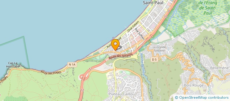 localisation de l'entreprise SYND COPROP RES LES FLORALIES à SAINT-PAUL