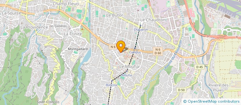 localisation de l'entreprise SYND COPROP RES LES JACQUIERS à SAINT-DENIS