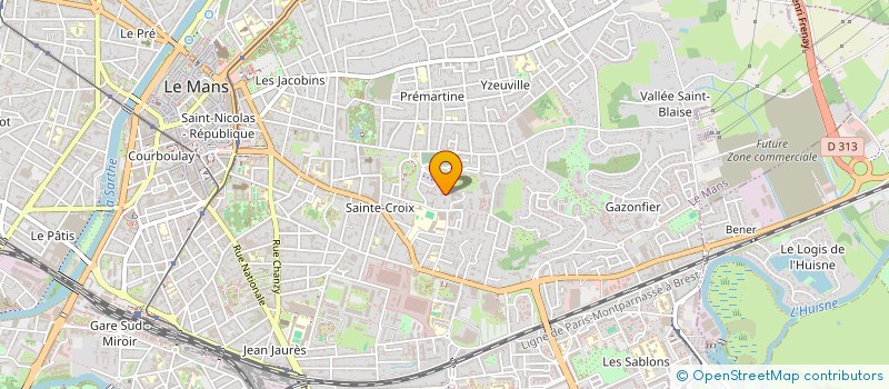 localisation de l'entreprise SYND COPROP RES LES NOISETIERS II  LE MANS