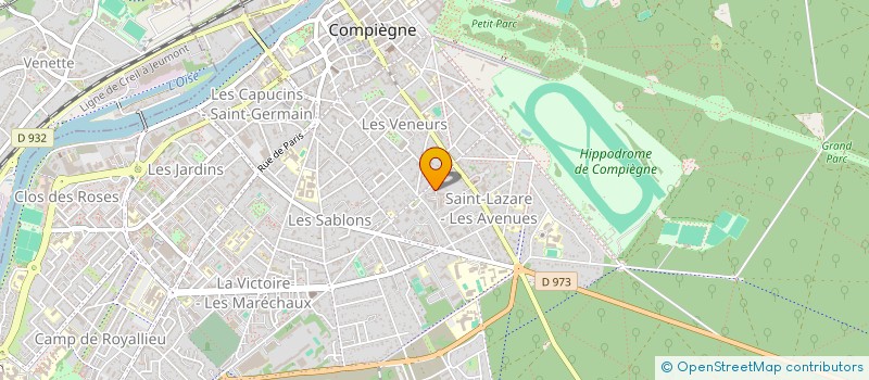 localisation de l'entreprise SYND COPROP RES LES VENEURS  COMPIEGNE